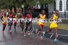 Fabiano Joseph Naasi Tanzania) leads the mens Commonwealth Games Marathon, Glasgow. Photo: David T. Hewitson/Sports for All Pics